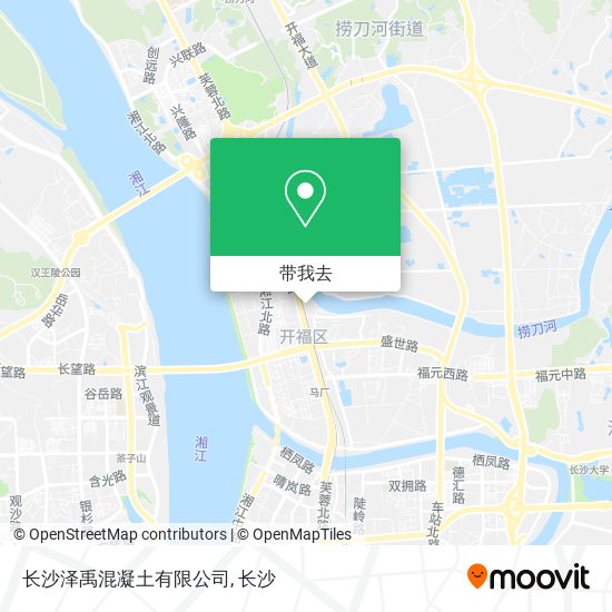 长沙泽禹混凝土有限公司地图