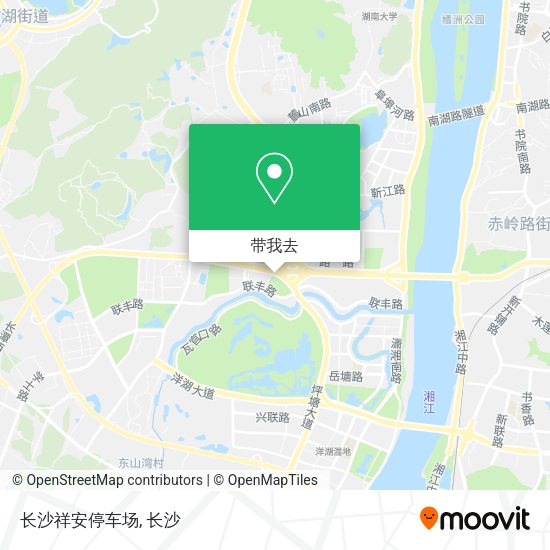 长沙祥安停车场地图