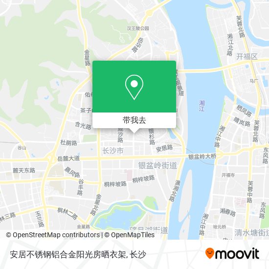 安居不锈钢铝合金阳光房晒衣架地图