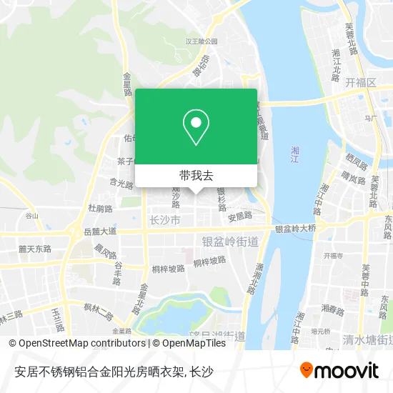 安居不锈钢铝合金阳光房晒衣架地图