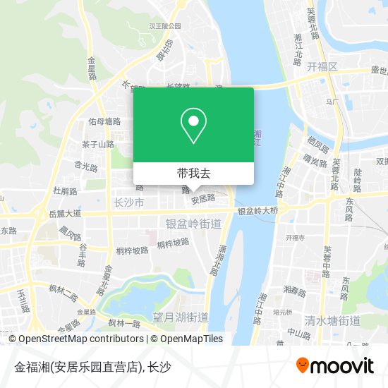 金福湘(安居乐园直营店)地图