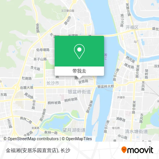 金福湘(安居乐园直营店)地图
