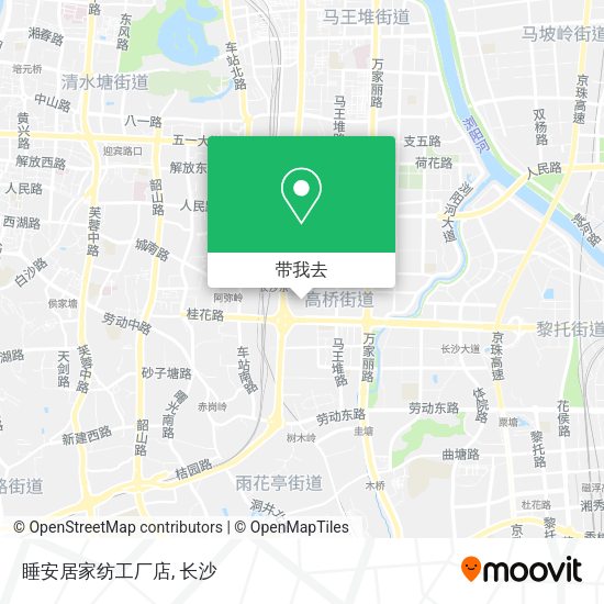 睡安居家纺工厂店地图