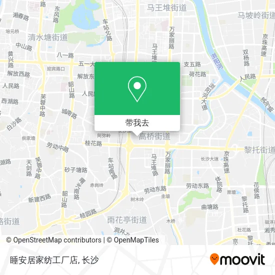 睡安居家纺工厂店地图