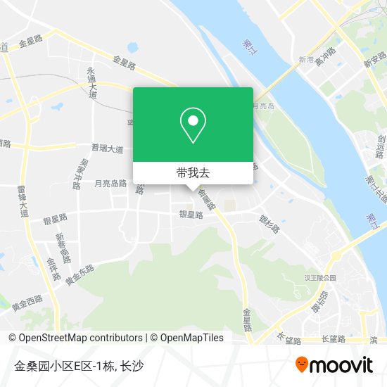 金桑园小区E区-1栋地图