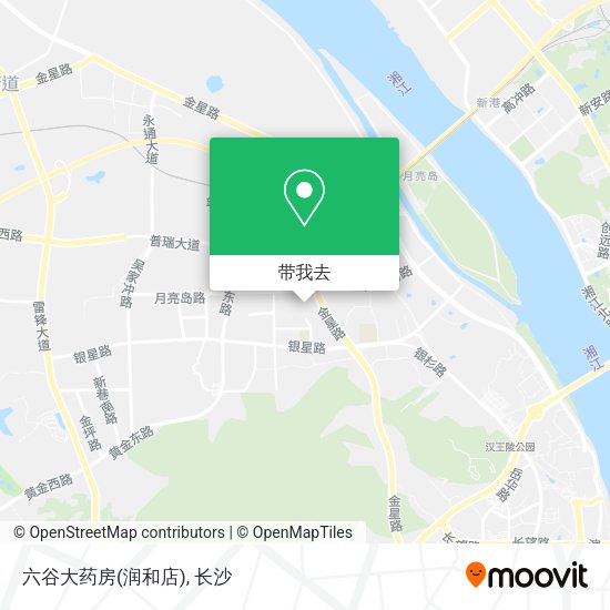 六谷大药房(润和店)地图