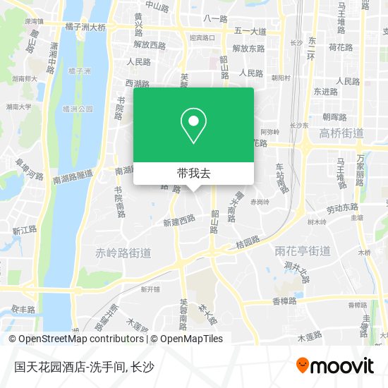 国天花园酒店-洗手间地图