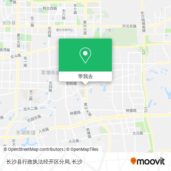 长沙县行政执法经开区分局地图