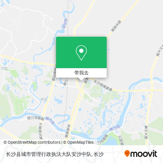长沙县城市管理行政执法大队安沙中队地图