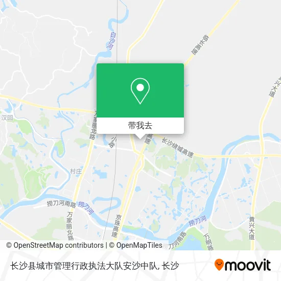 长沙县城市管理行政执法大队安沙中队地图