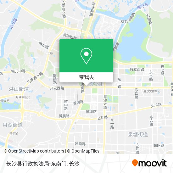 长沙县行政执法局-东南门地图