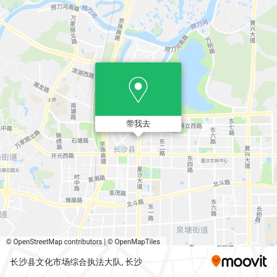 长沙县文化市场综合执法大队地图