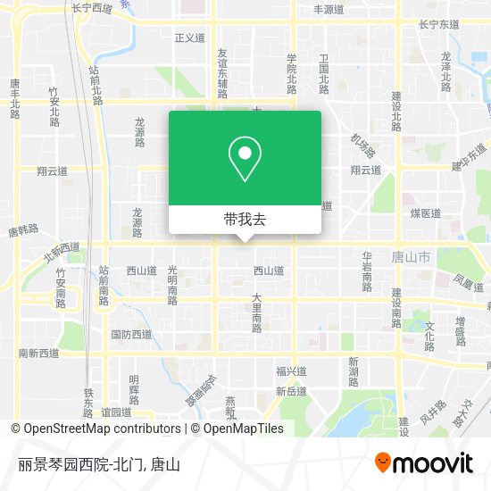 丽景琴园西院-北门地图
