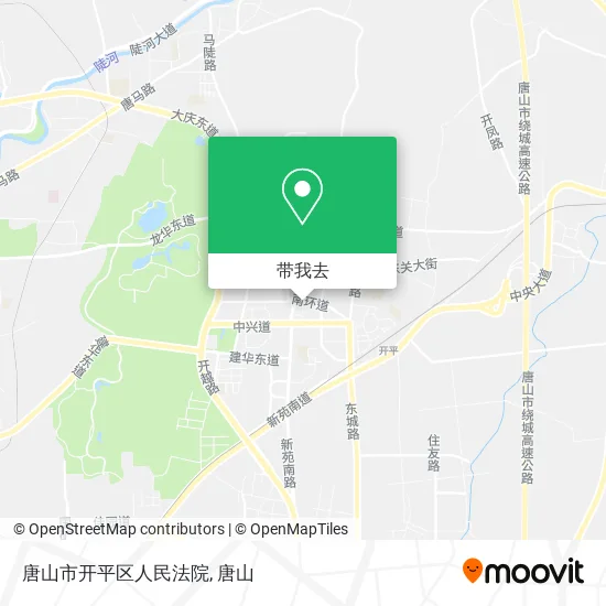 唐山市开平区人民法院地图