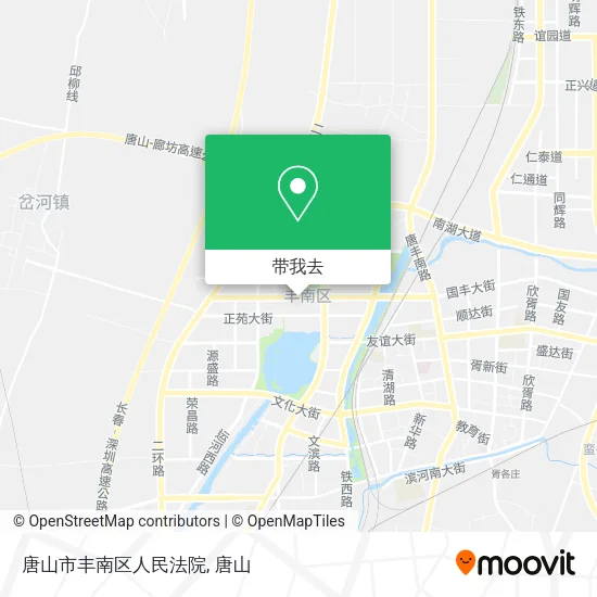 唐山市丰南区人民法院地图