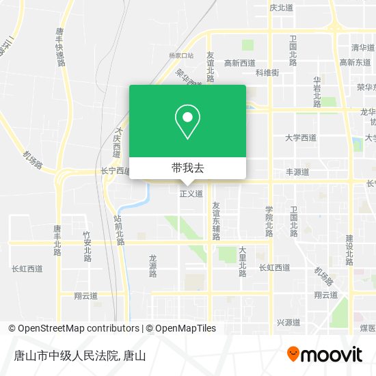 唐山市中级人民法院地图