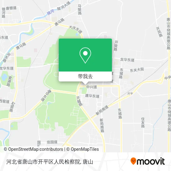 河北省唐山市开平区人民检察院地图
