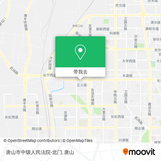 唐山市中级人民法院-北门地图