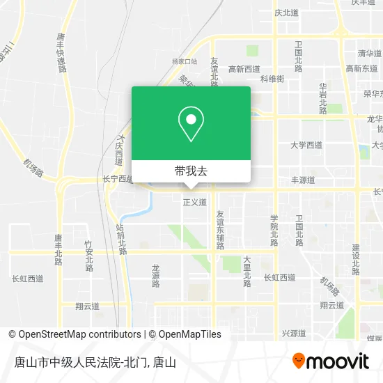唐山市中级人民法院-北门地图