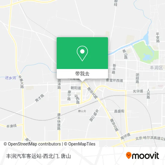 丰润汽车客运站-西北门地图