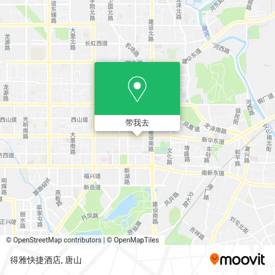 得雅快捷酒店地图