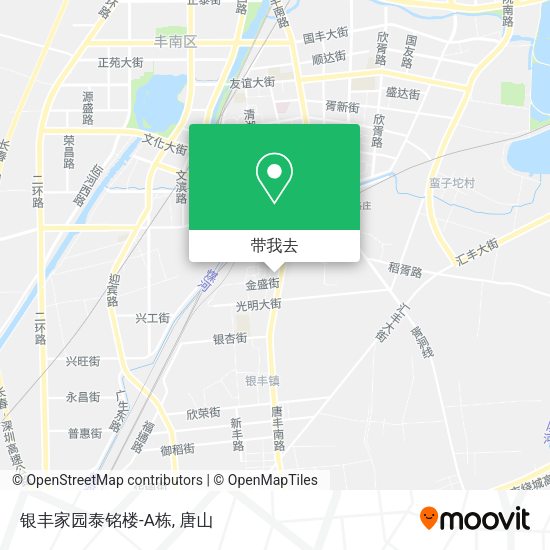 银丰家园泰铭楼-A栋地图