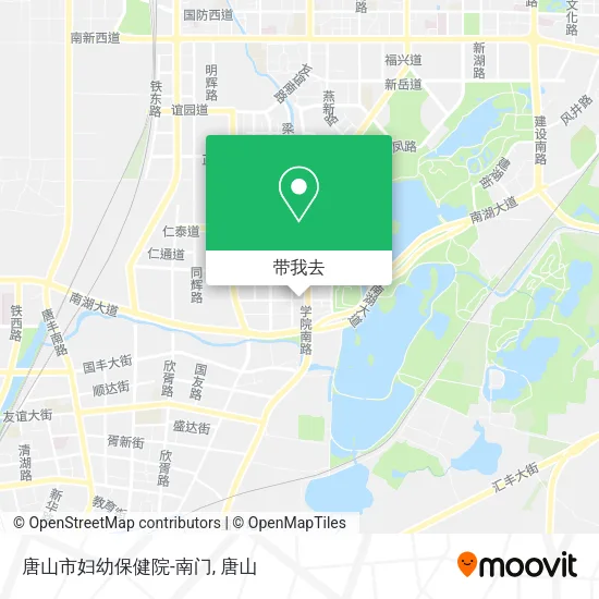 唐山市妇幼保健院-南门地图
