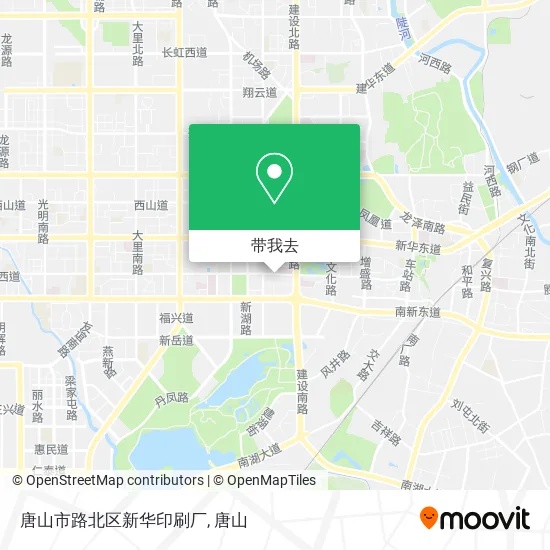 唐山市路北区新华印刷厂地图