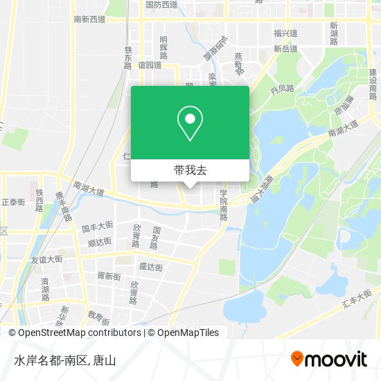 水岸名都-南区地图