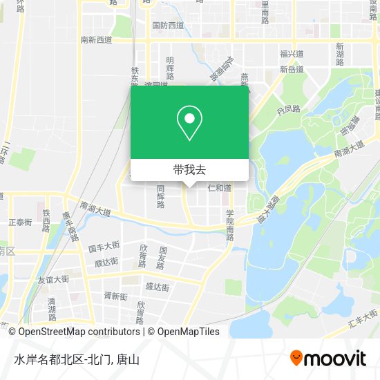 水岸名都北区-北门地图