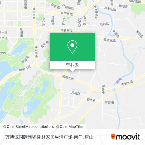 万博源国际陶瓷建材家居生活广场-南门地图