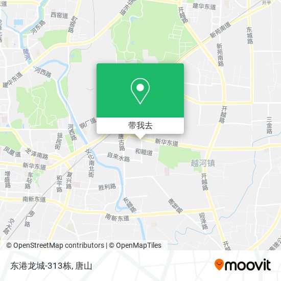 东港龙城-313栋地图