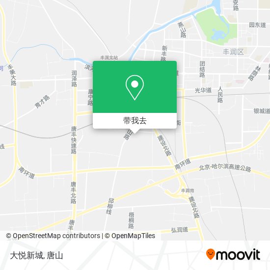 大悦新城地图