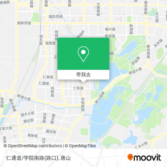 仁通道/学院南路(路口)地图