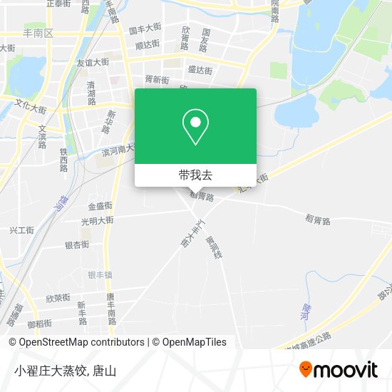小翟庄大蒸饺地图