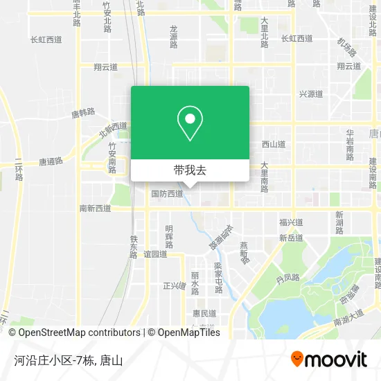 河沿庄小区-7栋地图