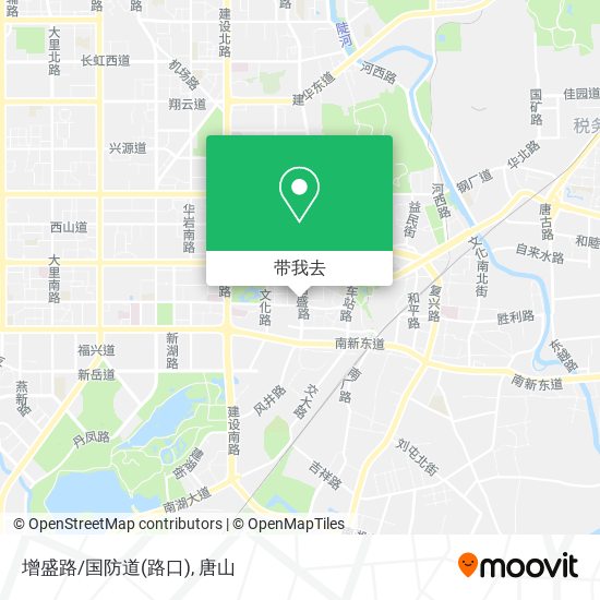 增盛路/国防道(路口)地图