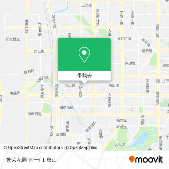 繁荣花园-南一门地图