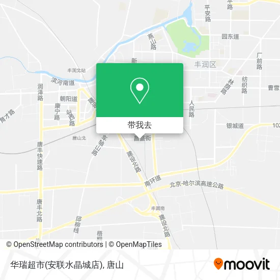 华瑞超市(安联水晶城店)地图