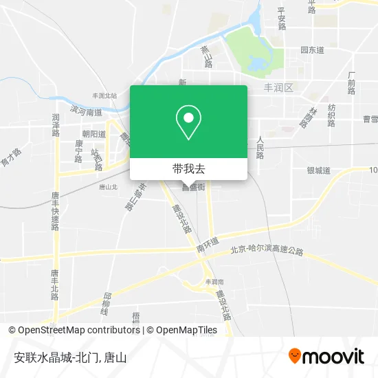 安联水晶城-北门地图