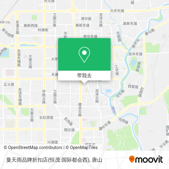 曼天雨品牌折扣店(恒茂·国际都会西)地图