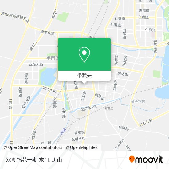 双湖锦苑一期-东门地图