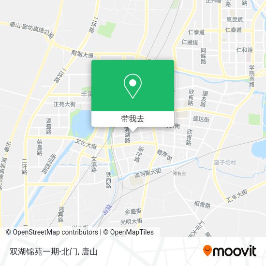 双湖锦苑一期-北门地图