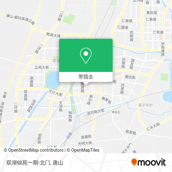 双湖锦苑一期-北门地图