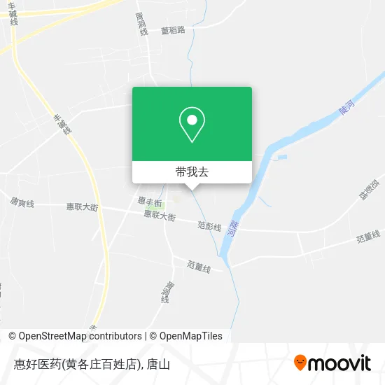 惠好医药(黄各庄百姓店)地图