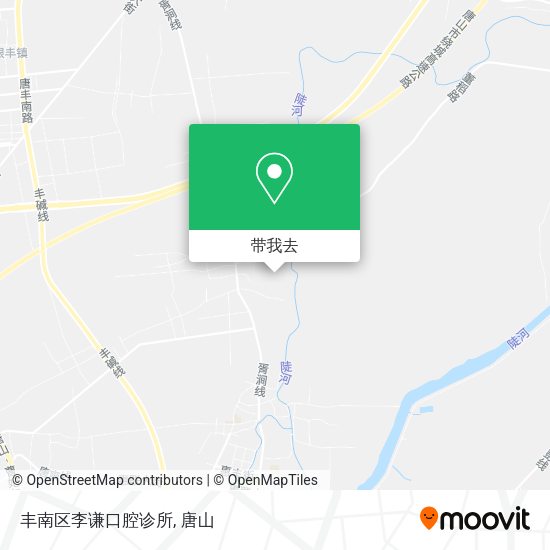 丰南区李谦口腔诊所地图