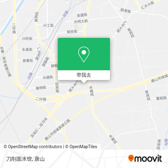 刀削面水饺地图