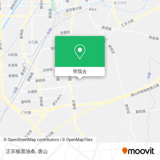 正宗板面油条地图