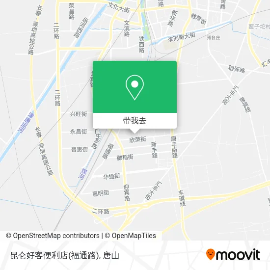 昆仑好客便利店(福通路)地图