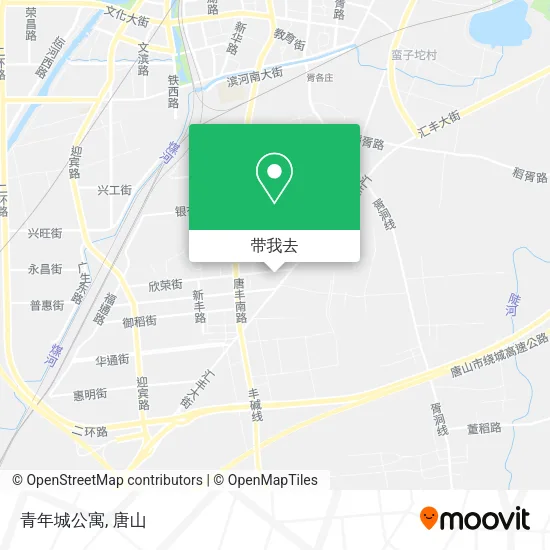 青年城公寓地图